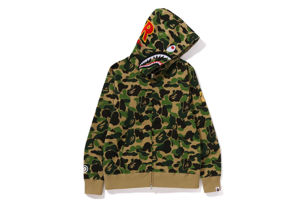 ABC CAMO P.O.N.R SHARK FULL ZIP HOODIE – Palette Town