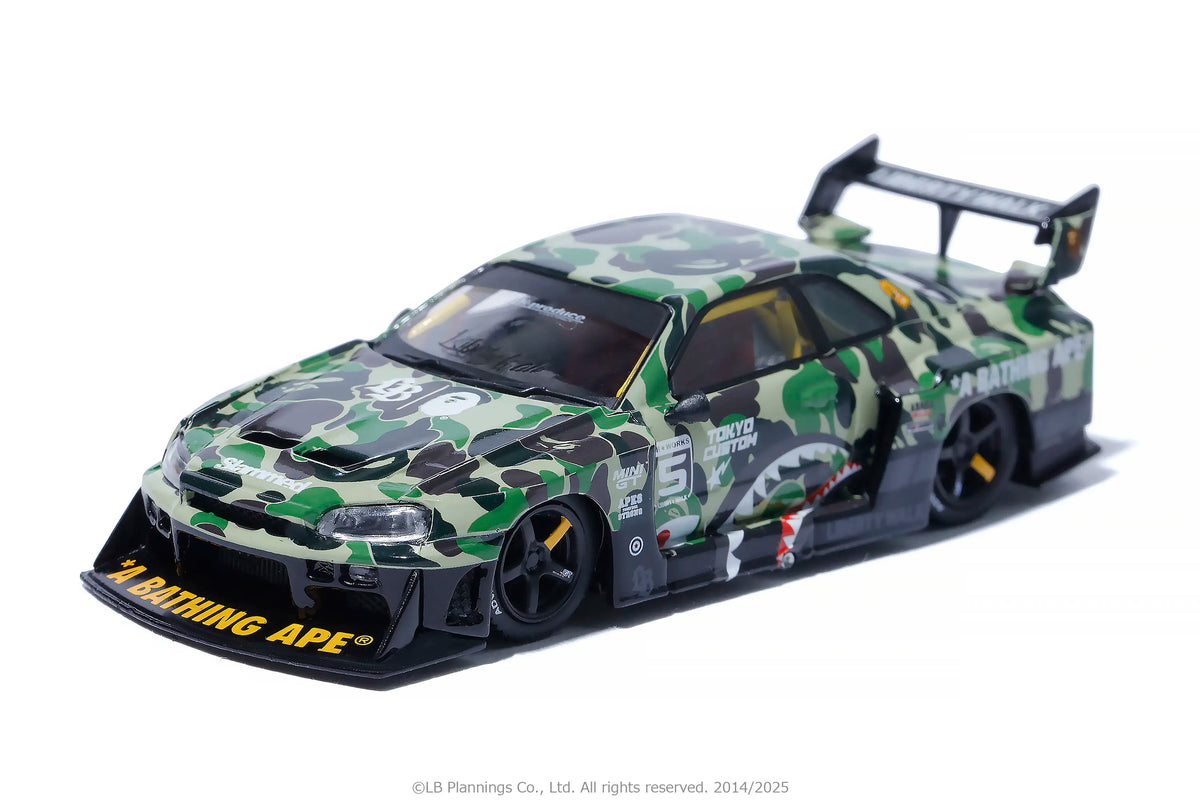 BAPE® X LBWK NISSAN 1/64 4PCS SET – Palette Town