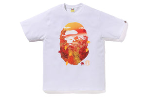 JAPAN AUTUMN  PHOTO APE HEAD TEE