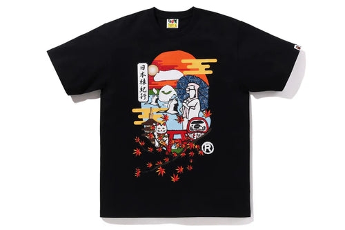 JAPAN CULTURE AUTUMN APE HEAD TEE