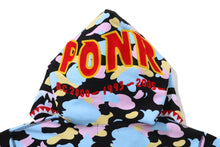 Load image into Gallery viewer, NEW MULTI CAMO 2ND SHARK FULL ZIP HOODIE