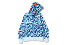 Load image into Gallery viewer, ABC CAMO SHARK FULL ZIP HOODIE