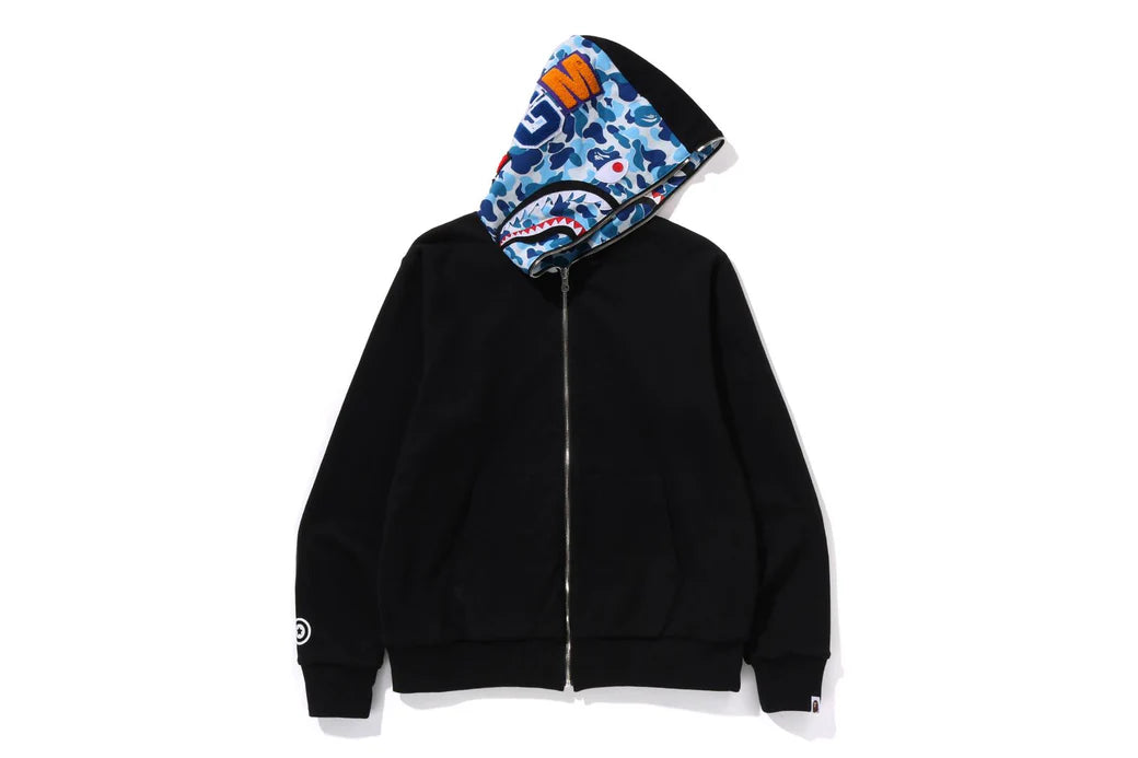 ABC CAMO REVERSIBLE SHARK FULL ZIP HOODIE – Palette Town