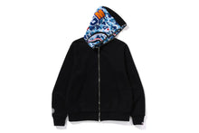 Load image into Gallery viewer, ABC CAMO REVERSIBLE SHARK FULL ZIP HOODIE