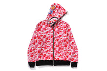 Load image into Gallery viewer, ABC CAMO REVERSIBLE SHARK FULL ZIP HOODIE