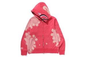 HAND DYE SHARK FULL ZIP HOODIE
