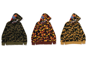 1ST CAMO SHARK FULL ZIP HOODIE