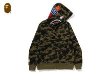 Load image into Gallery viewer, 1ST CAMO SHARK FULL ZIP HOODIE