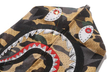 Load image into Gallery viewer, STA OVER PRINT 1ST CAMO MESH SHARK CROPPED FIT FULL ZIP HOODIE