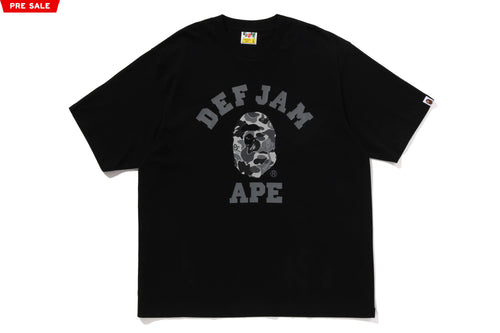 BAPE x DEF JAM CAMO COLLEGE RELAXED FIT TEE