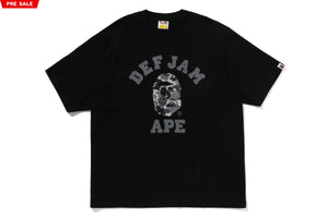 BAPE x DEF JAM CAMO COLLEGE RELAXED FIT TEE