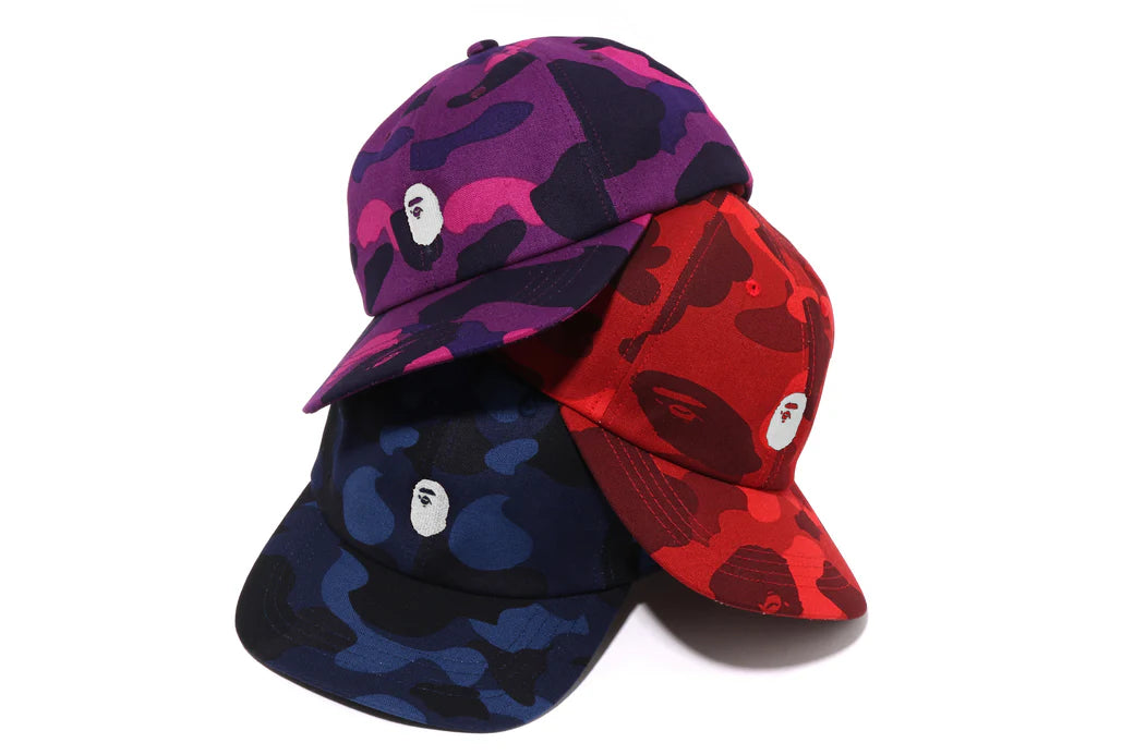 COLOR CAMO APE HEAD ONE POINT PANEL CAP – Palette Town