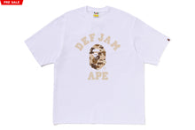 Load image into Gallery viewer, BAPE x DEF JAM CAMO COLLEGE RELAXED FIT TEE