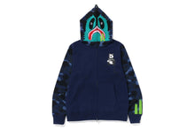 Load image into Gallery viewer, COLOR CAMO PANDA FULL ZIP HOODIE