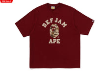 Load image into Gallery viewer, BAPE x DEF JAM CAMO COLLEGE RELAXED FIT TEE