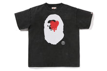 Load image into Gallery viewer, BAPE® X EMOTIONALLY UNAVAILABLE APE HEAD TEE