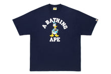 Load image into Gallery viewer, BAPE® X DISNEY DONALD DUCK COLLEGE RELAXED FIT TEE