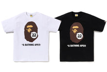 Load image into Gallery viewer, A BATHING APE®︎ 33RD ANNIVERSARY APE HEAD TEE
