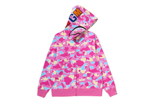 Load image into Gallery viewer, STA CAMO SHARK FULL ZIP HOODIE